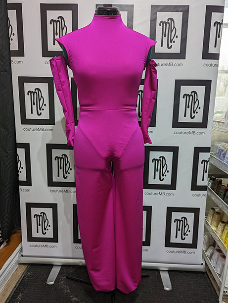 Pink fuchsia unitard (adult medium)