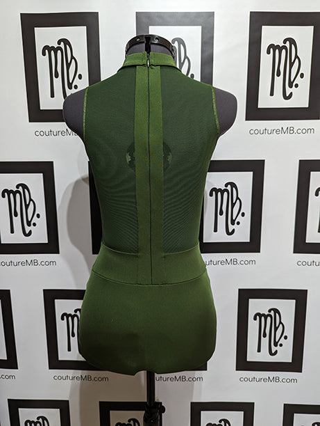 Green khaki leotard MB 28 (adult small / medium)