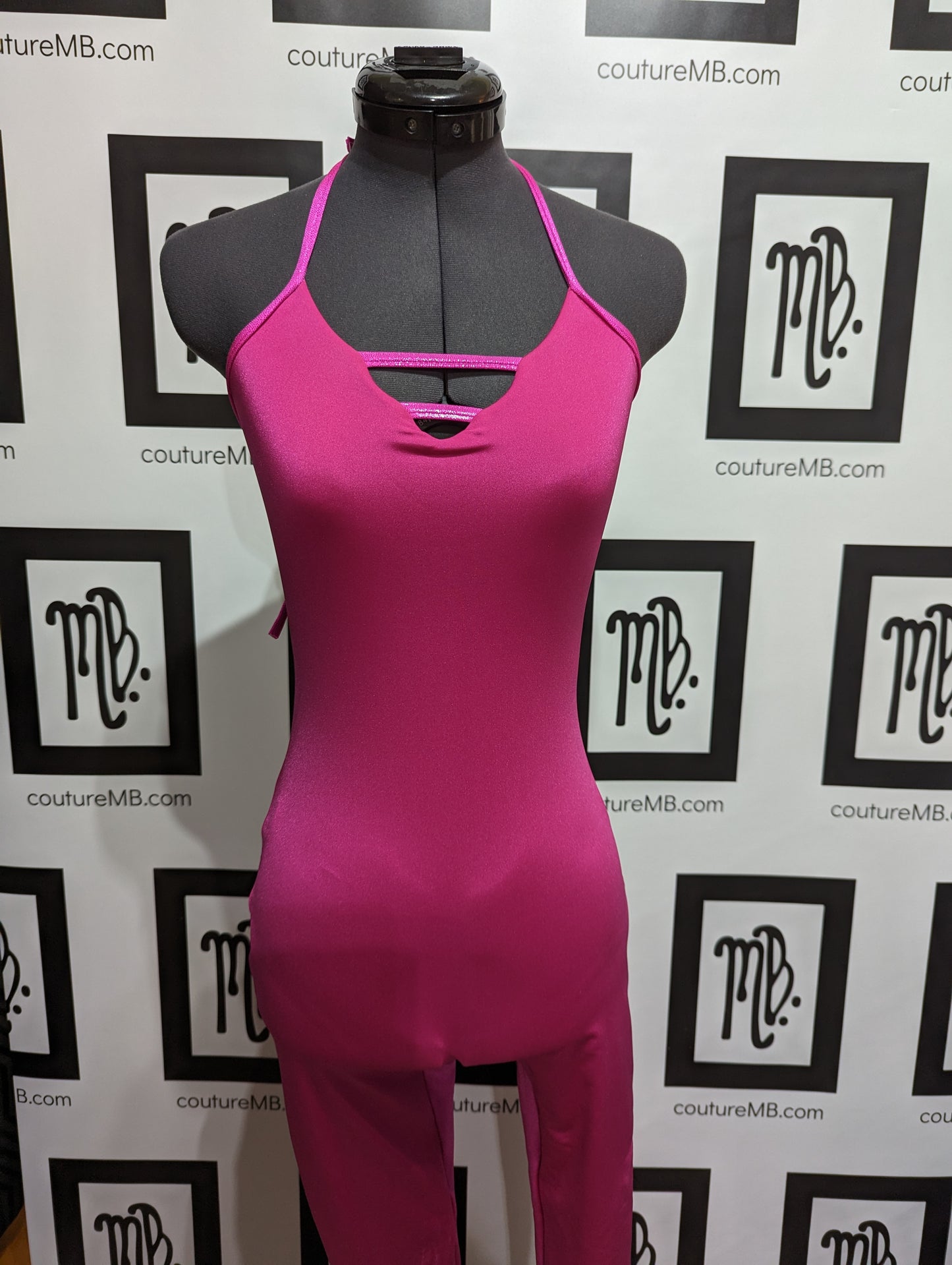 Pink fuchsia unitard MB-26 (adult small)