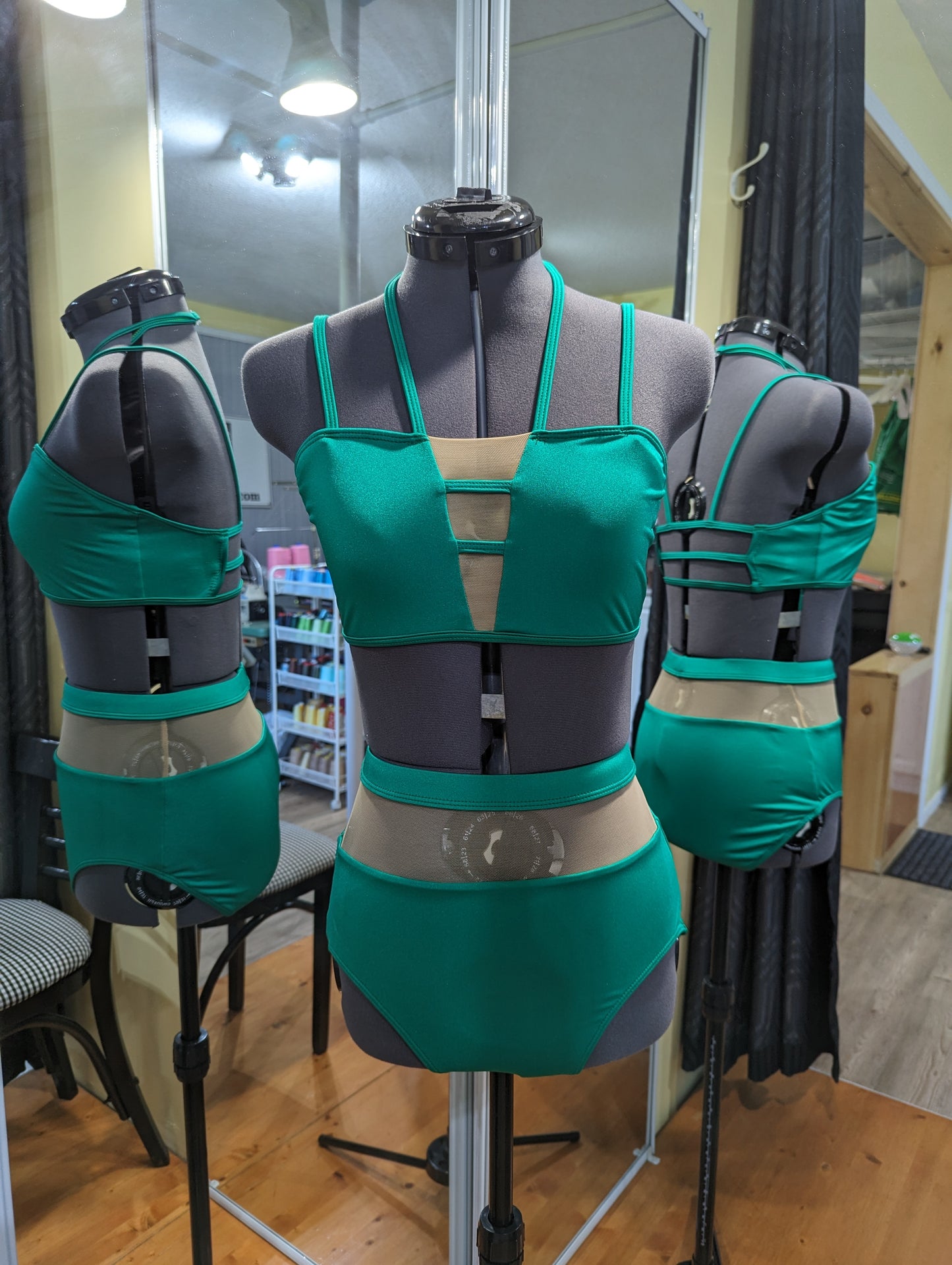 Green MB 26 (adult small) 2 two piece cutouts