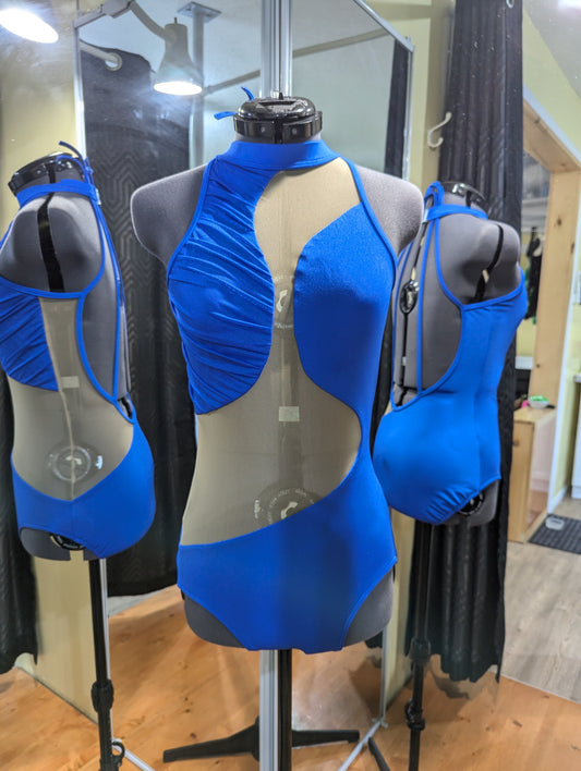 Blue royal cobalt sapphire MB 28 (adult small medium) leotard